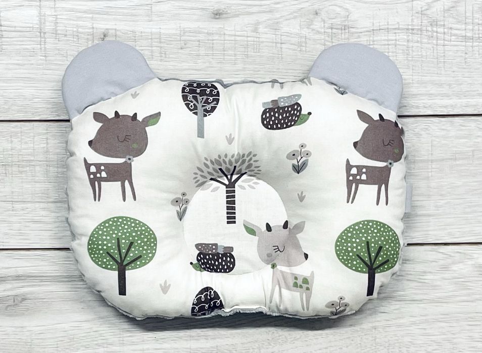 WYPRZEDAŻ Poduszka profilowana miś minky 25x35 dla chłopca
