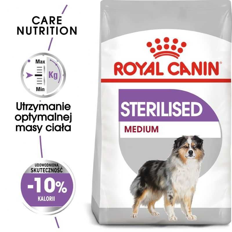 Sucha karma Royal Canin medium sterilised dla psów z nadwagą 12 kg