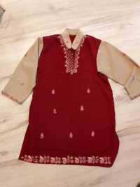 strój karnawałowy - haftowana tunika dla dziewczynki