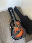 Gitara akustyczna Ever Play + futerał + pasek + zapasowe struny