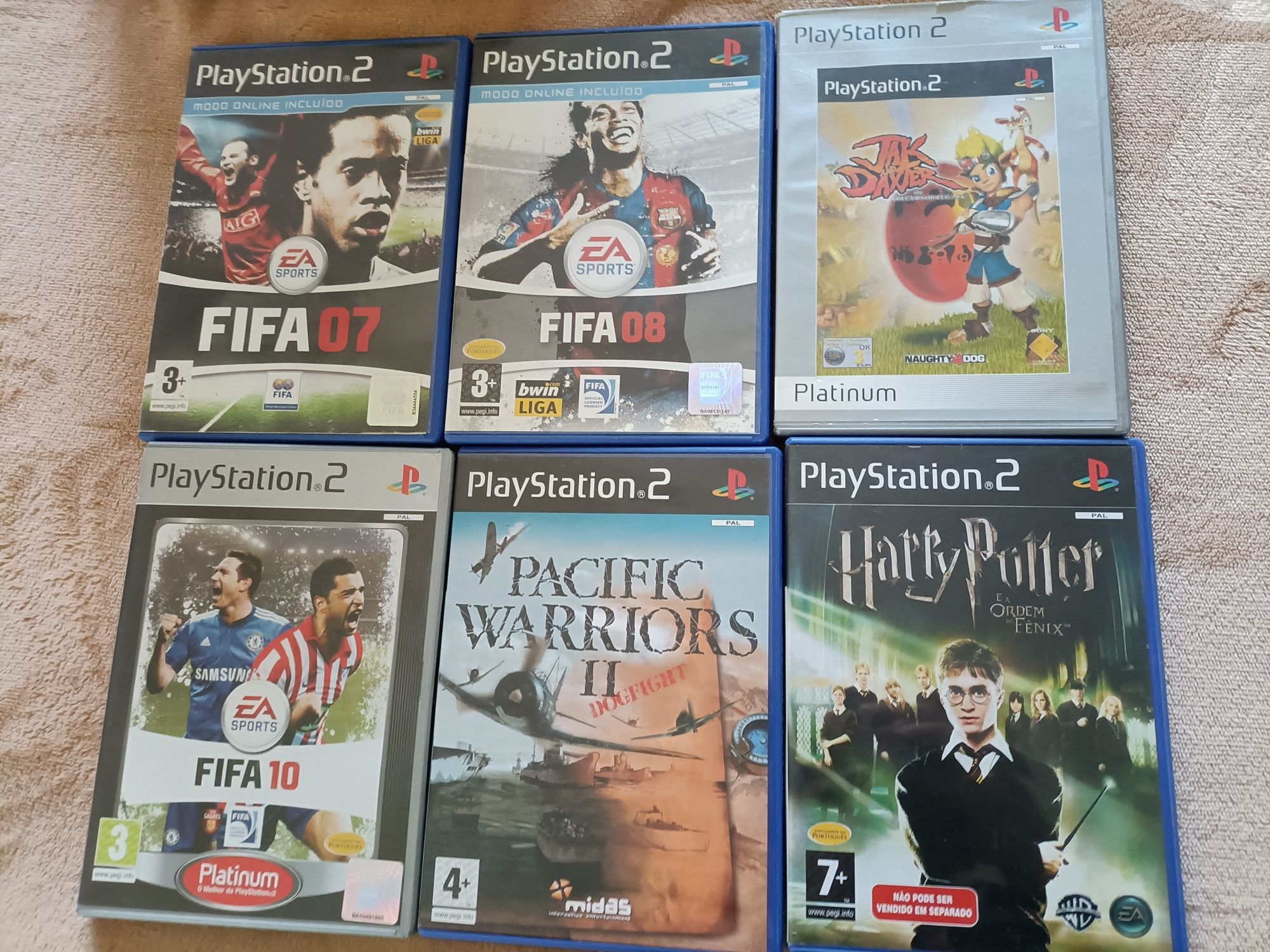 PlayStation 2 + vários jogos