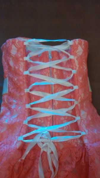 Сукня рожеве, платье на праздник, коктельное, выпуск, свадьба
