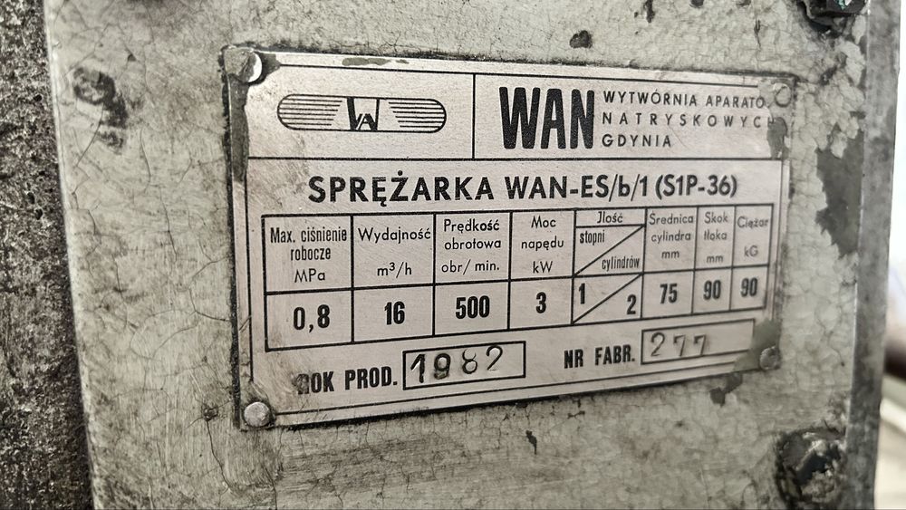 Sprężarka WAN S1P-36
