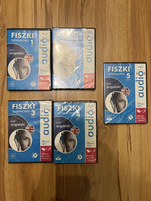 FISZKI – język angielski AUDIO mp3 (Słownictwo 1–5)