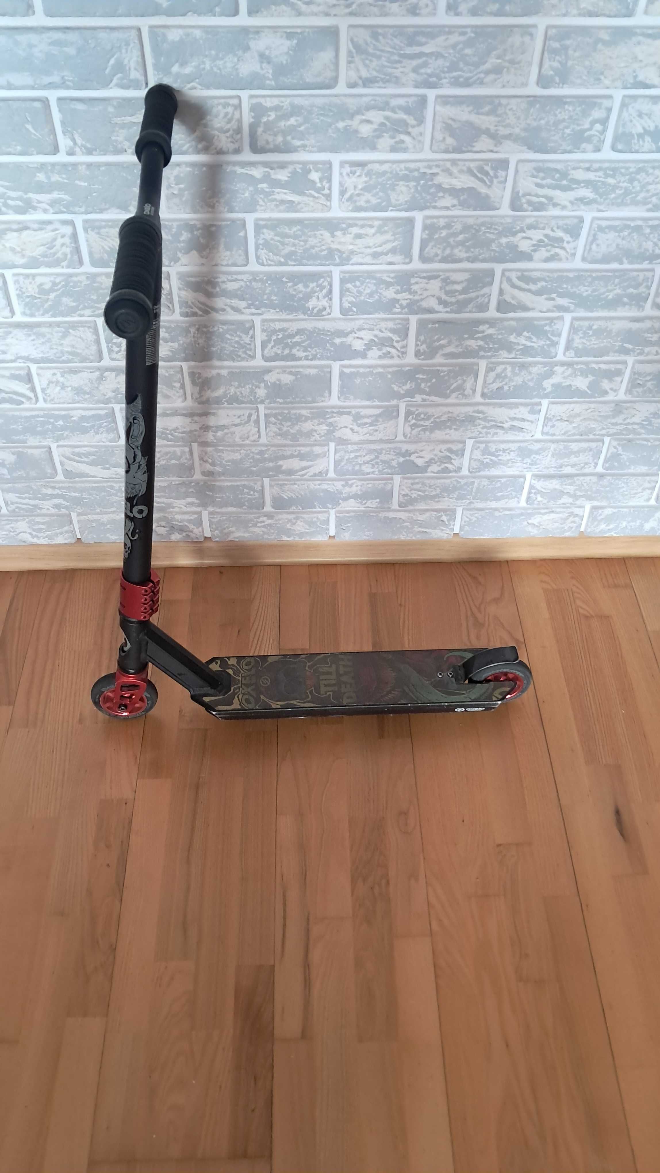 hulajnoga oxelo mf1.8+ czarny czerwony