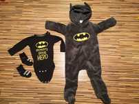 Kombinezon batman + body batman + skarpetki batman