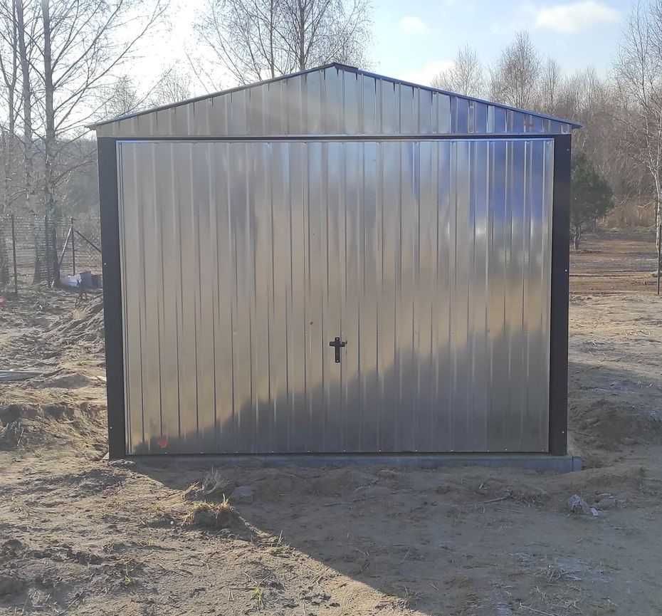 GARAŻ blaszany 4x5 OCYNK Obróbka w cenie