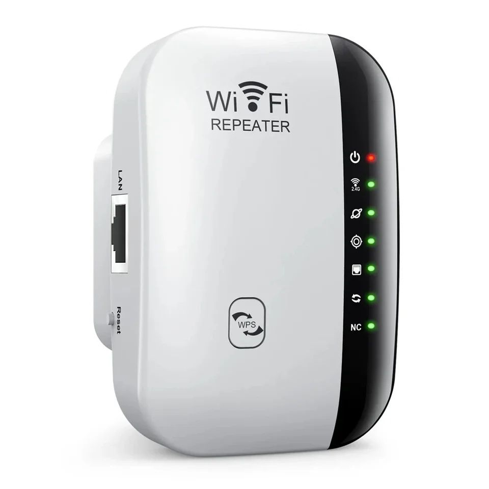 Repetidor WiFi, amplificador de extensão de 300 Mbps (Artigo Novo)