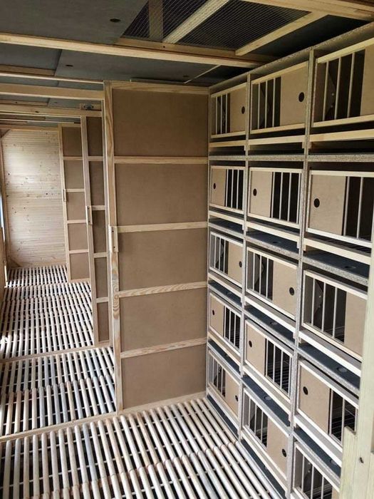 Gołębnik 1V 8x2 wyposażenie 5 boksów EJB