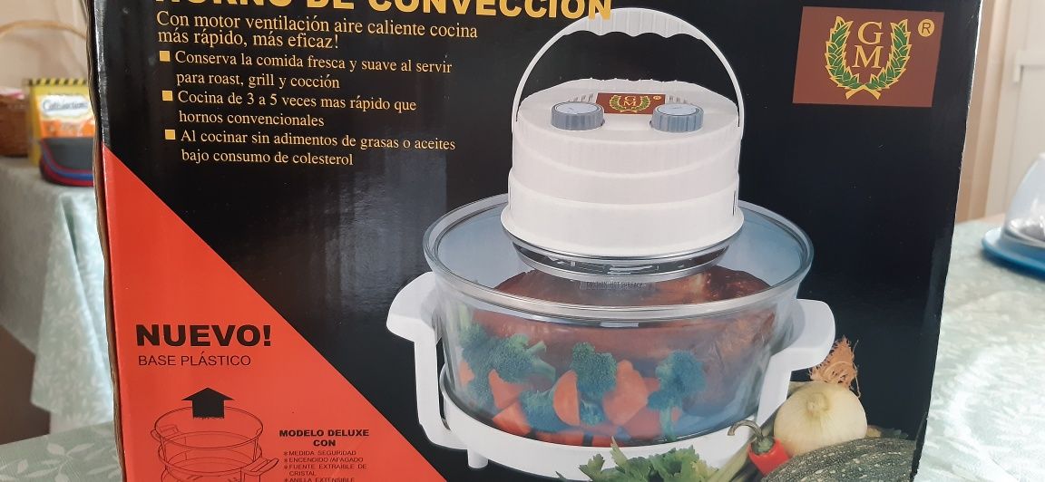 Forno eléctrico com ventilação