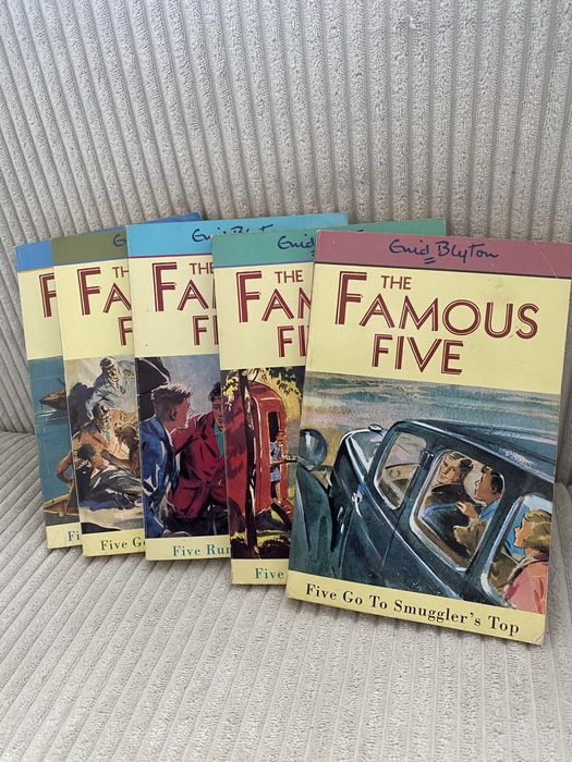 Zestaw książek Słynna piątka, uciekająca razem, Blyton, Enid