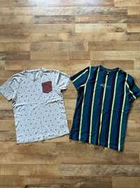 2 t-shirty meskie L Review zestaw