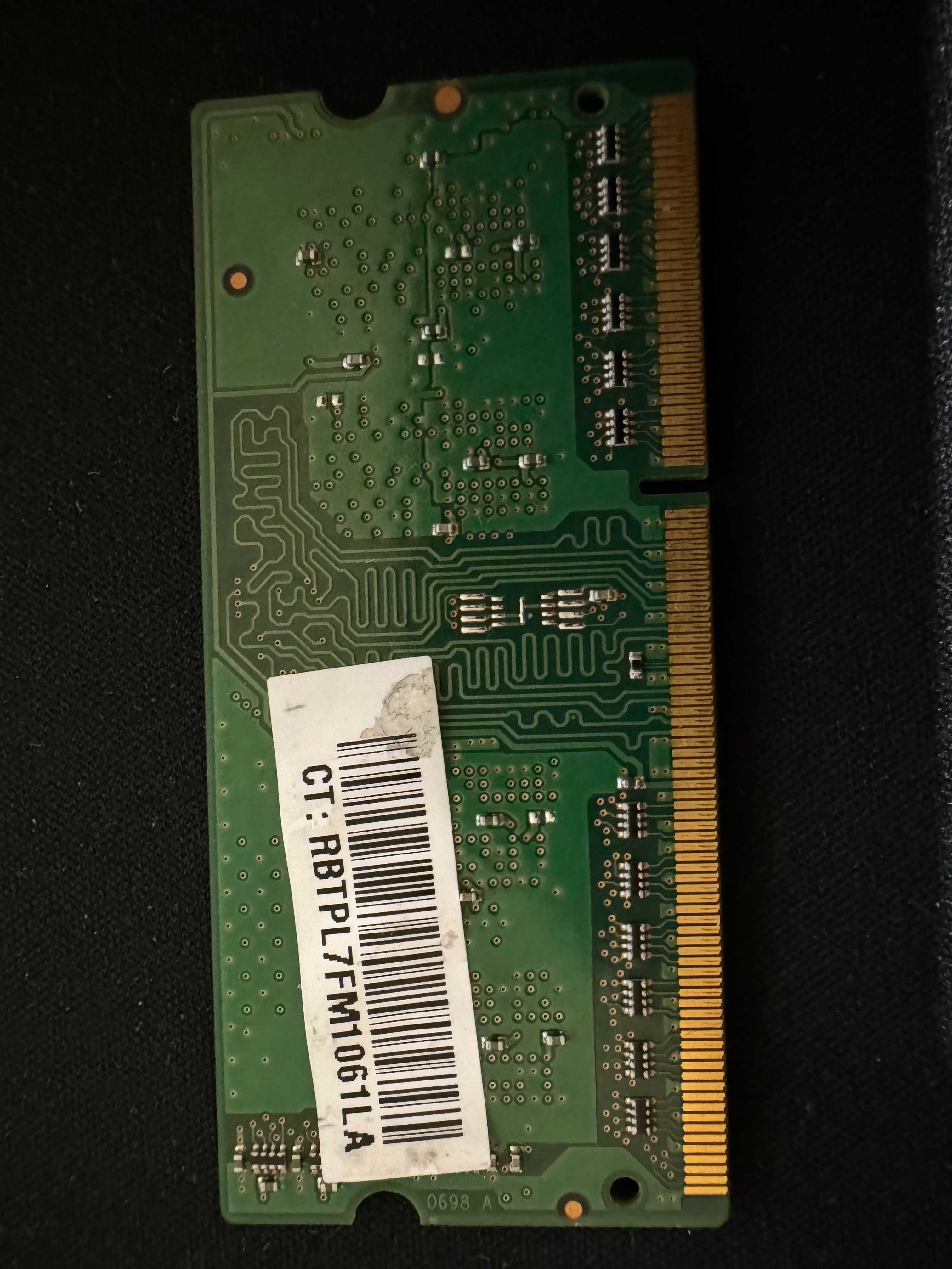 Pamięć SoDimm do Laptopa 1GB DDR3 Micron 10600S