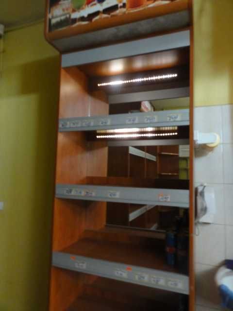 Regał sklep.,alkohole, 3x0,90 + narożnik, Lustra, ośw. Led, OKAZJA !!!