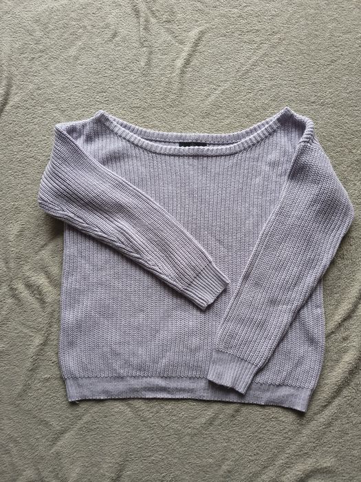 Fioletowy sweter