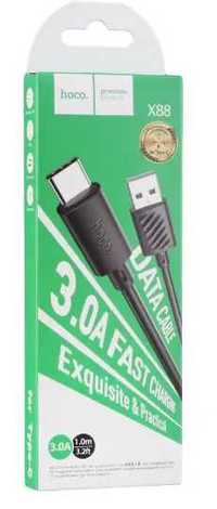 USB Кабель HOCO X88 1м 3А 33W