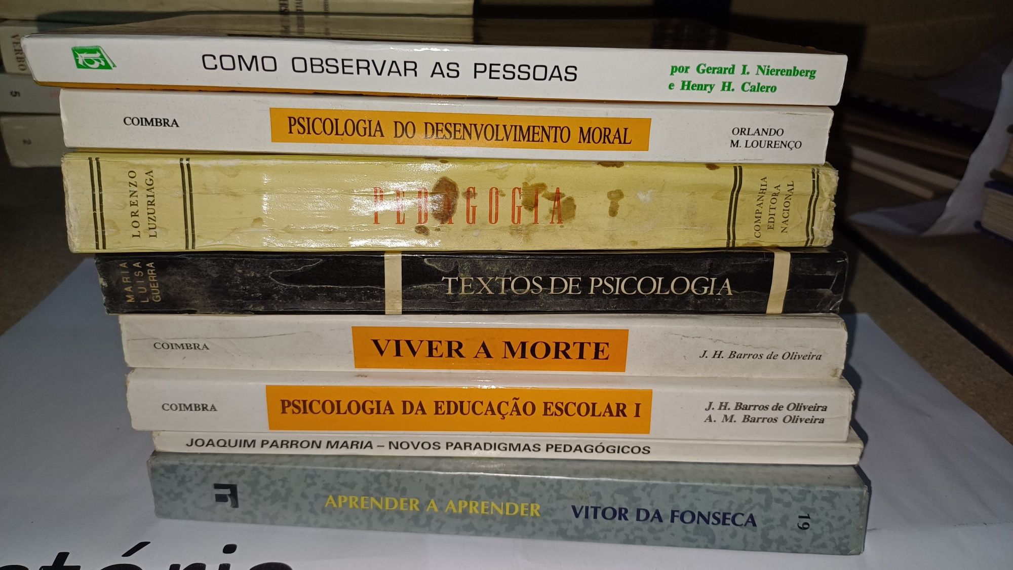 Livros de Psicologia Linguística História Pedagogia Teatro