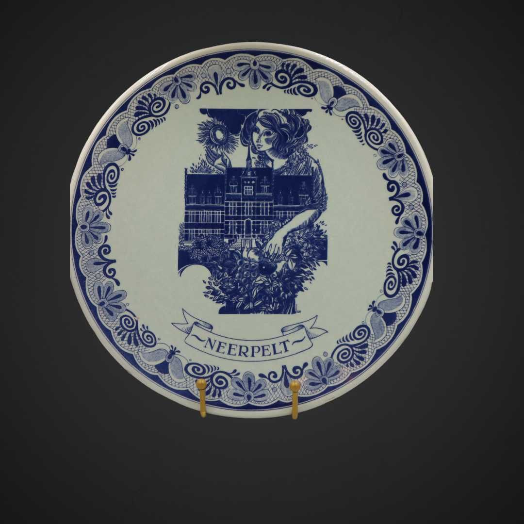 Talerz delft blue sygnowany B4/031721