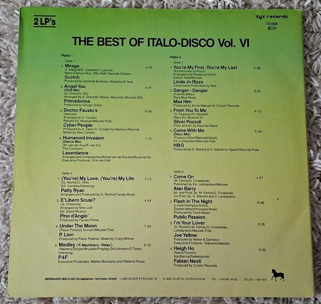 The Best Of Italo Disco Vol.6 2LP