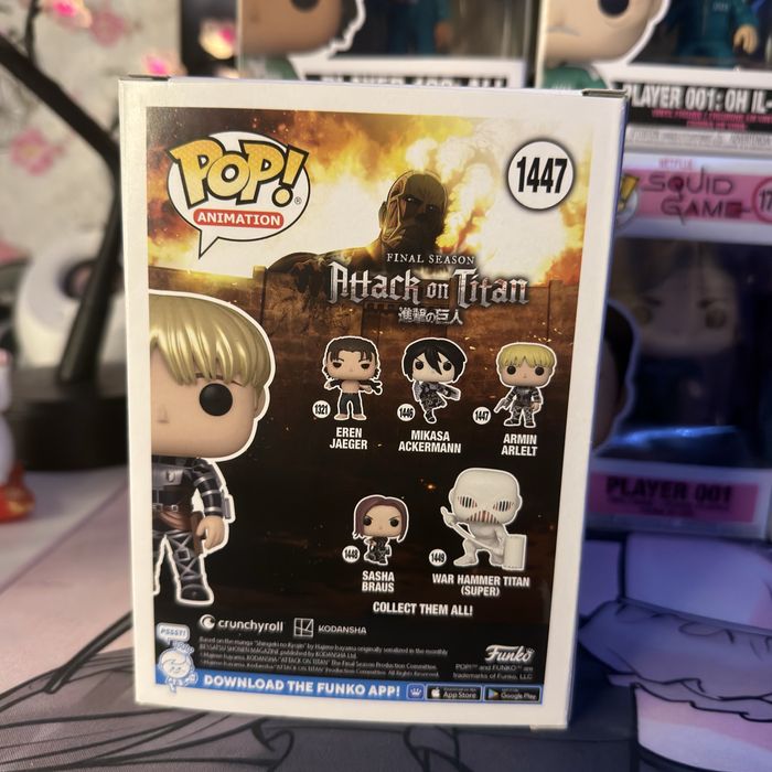 Funko Pop Attack on Titan Armin Arlert Metallic