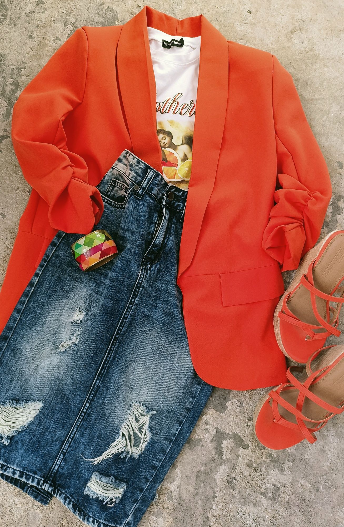Яскравий Набір від Zara топ та спідниця.