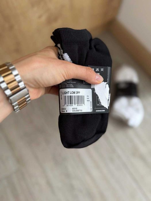 Шкарпетки Adidas Low-Cut DZ9401 1 уп/3 пари Оригінал 37-39/40-42/46-48