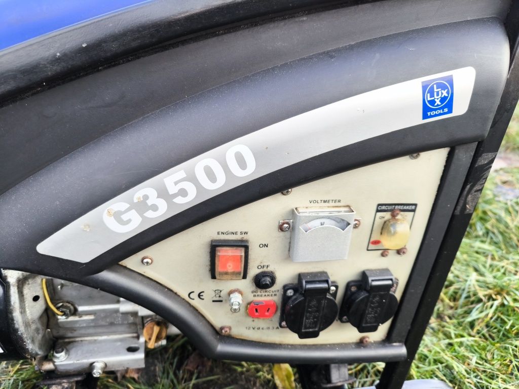 Agregat prądotwórczy 3500 w 3.5 kw 12/230 okazja ,sprawny ,zadbany