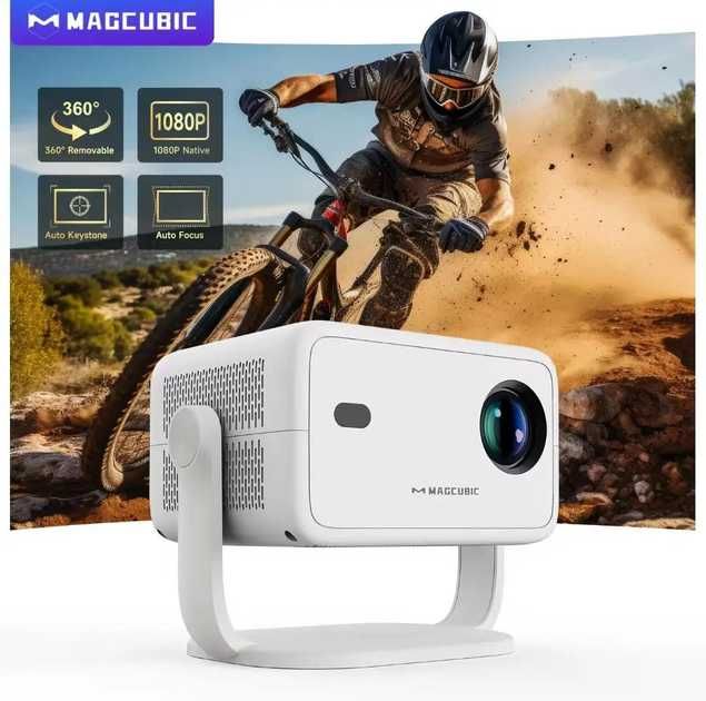 Проектор MAGCUBIC L018 650ANSI 4K Full HD Android 11 WI-FI 6 Автофокус