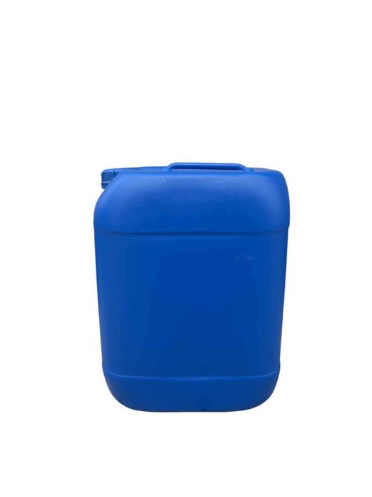 Kanister plastikowy 20 l – czarny / niebieski, solidny i szczelny