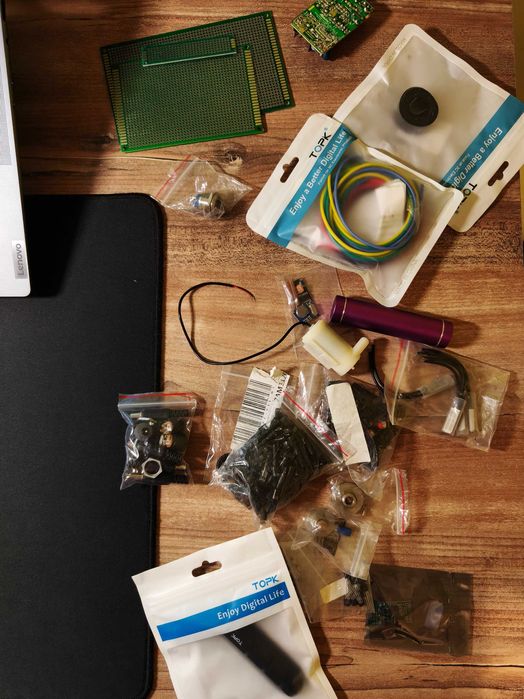 Duży zestaw elektroniki: Arduino, moduły, czujniki, zasilacze