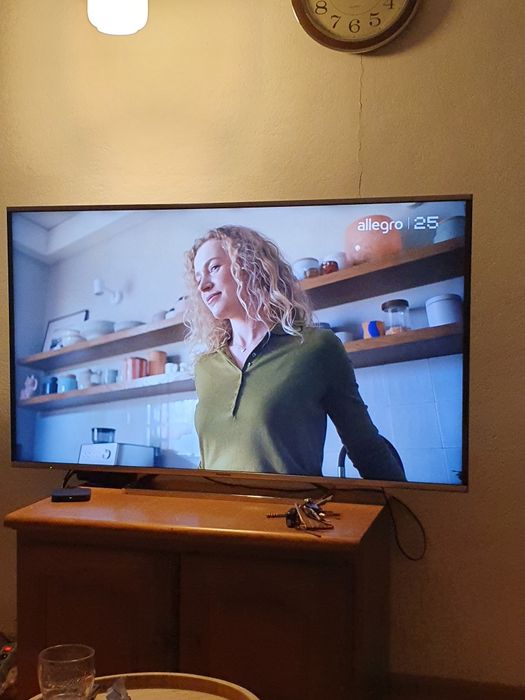 Tv Panasonic 55 czarny ekran,bez stluczenia uszkodzony