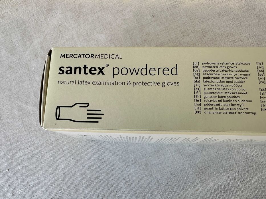 Rękawiczki Santex powdered Mercator Medical XS, 100 szt.