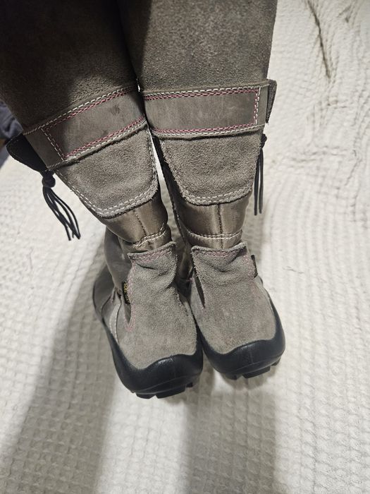Piękne buty kozaki geox 34 gotatex ocieplane skóra