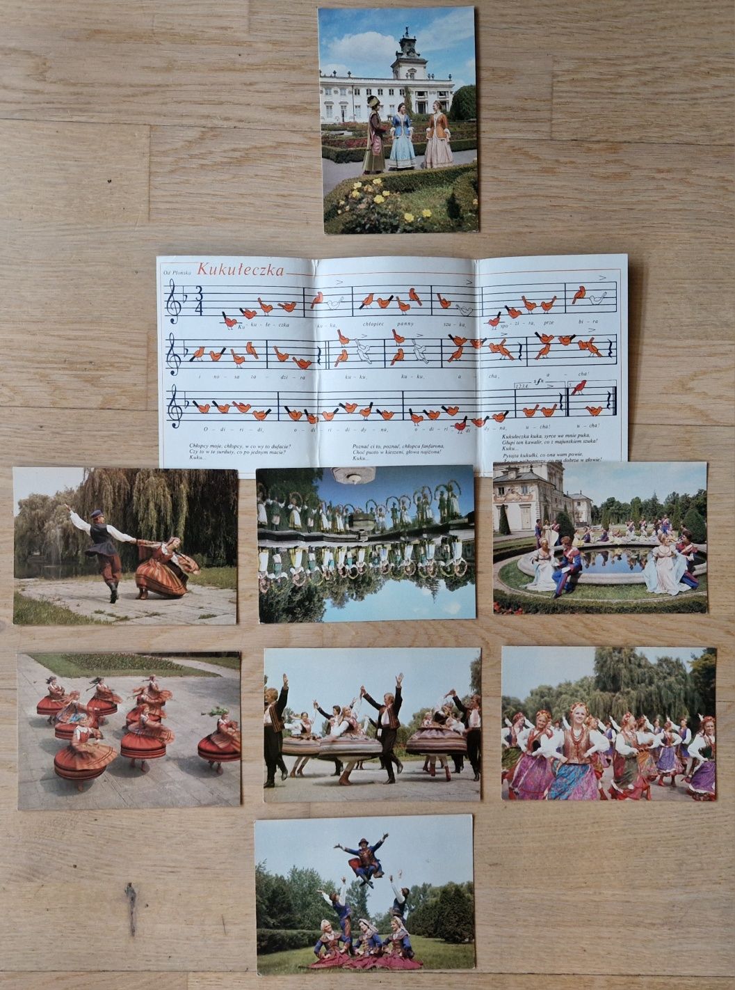 Stare pocztówki, widokówki, Zespół pieśni i tańca Mazowsze