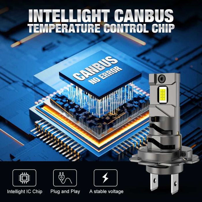 Retrofit LED S&D XSTORM H7 żarówki +800% więcej światła