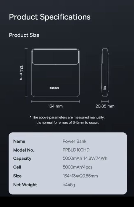 Baseus Blade H1 100W 20000mAh