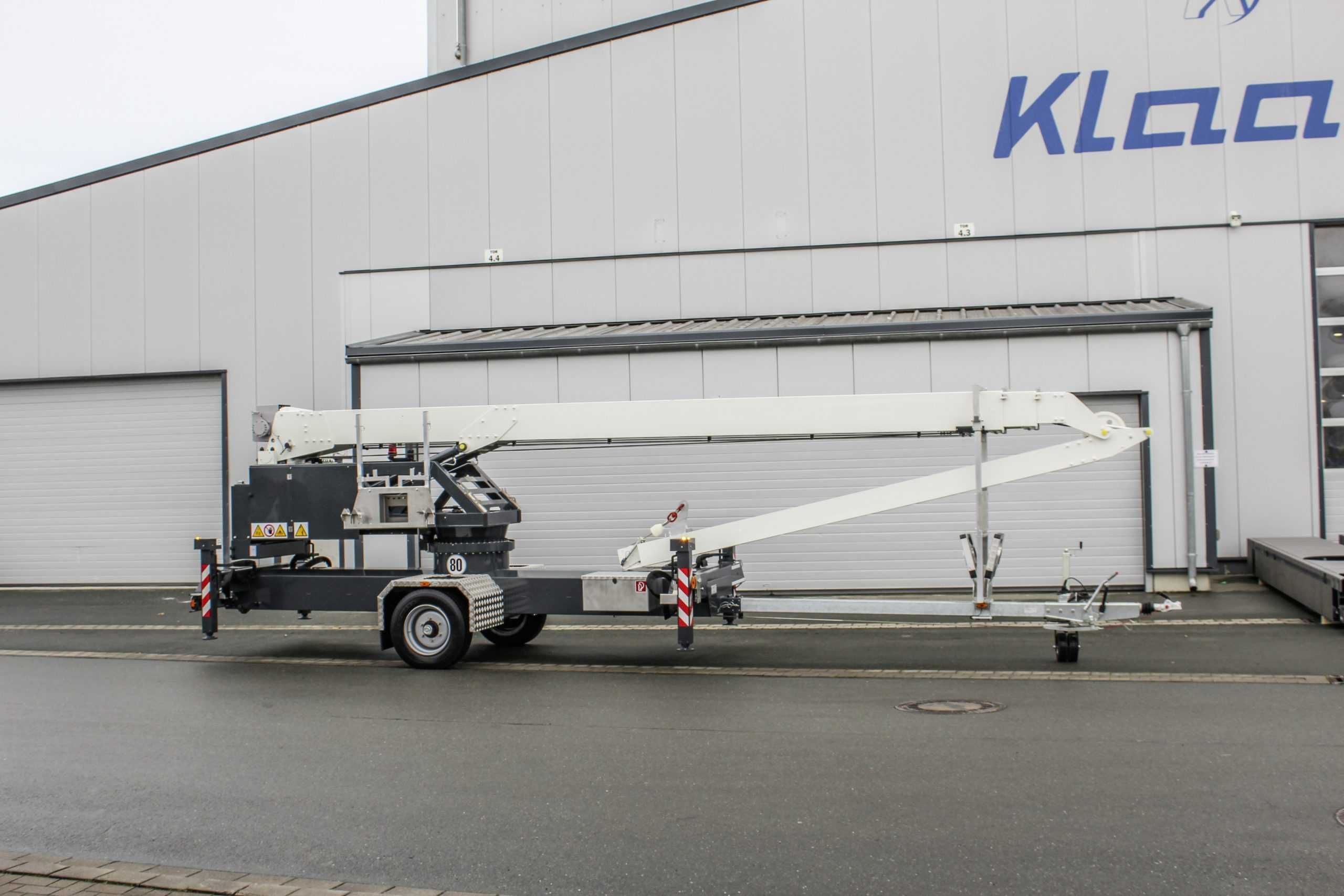 Klaas K280 E, elektryczny dźwig dekarski, na przyczepie DMC 2,8t.,nowy