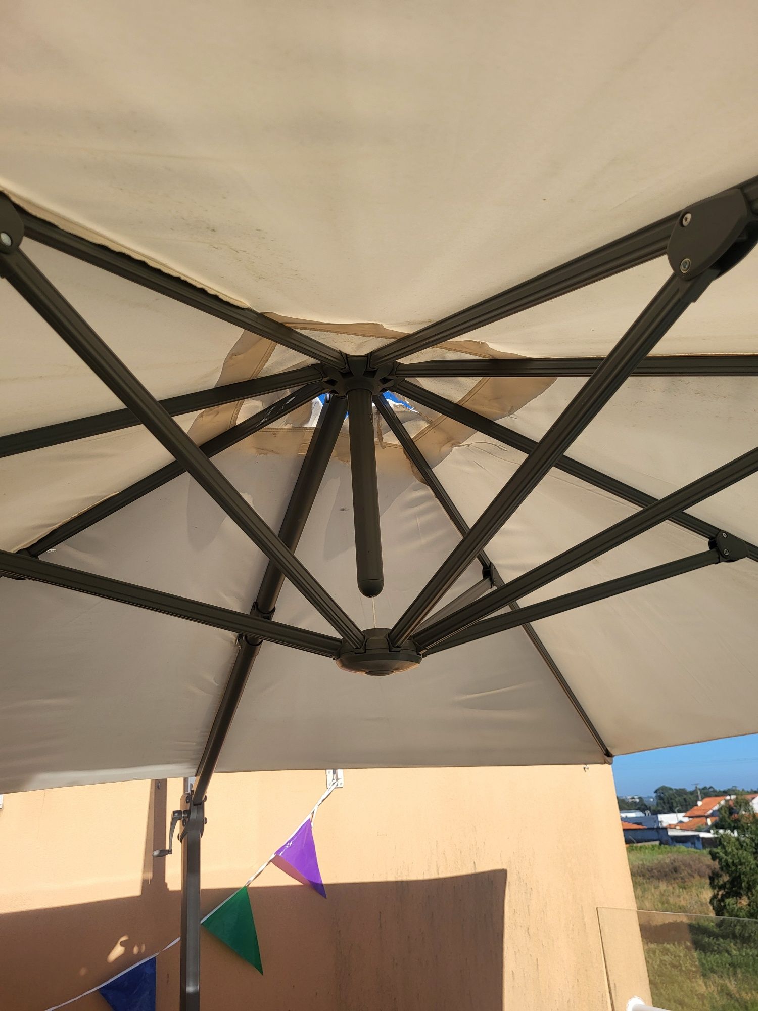 Chapéu de Sol 4x3 com Base
