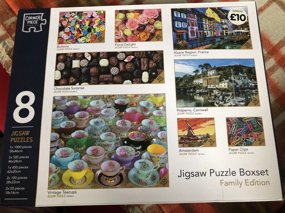 Jigsaw Puzzle Boxset 8w1