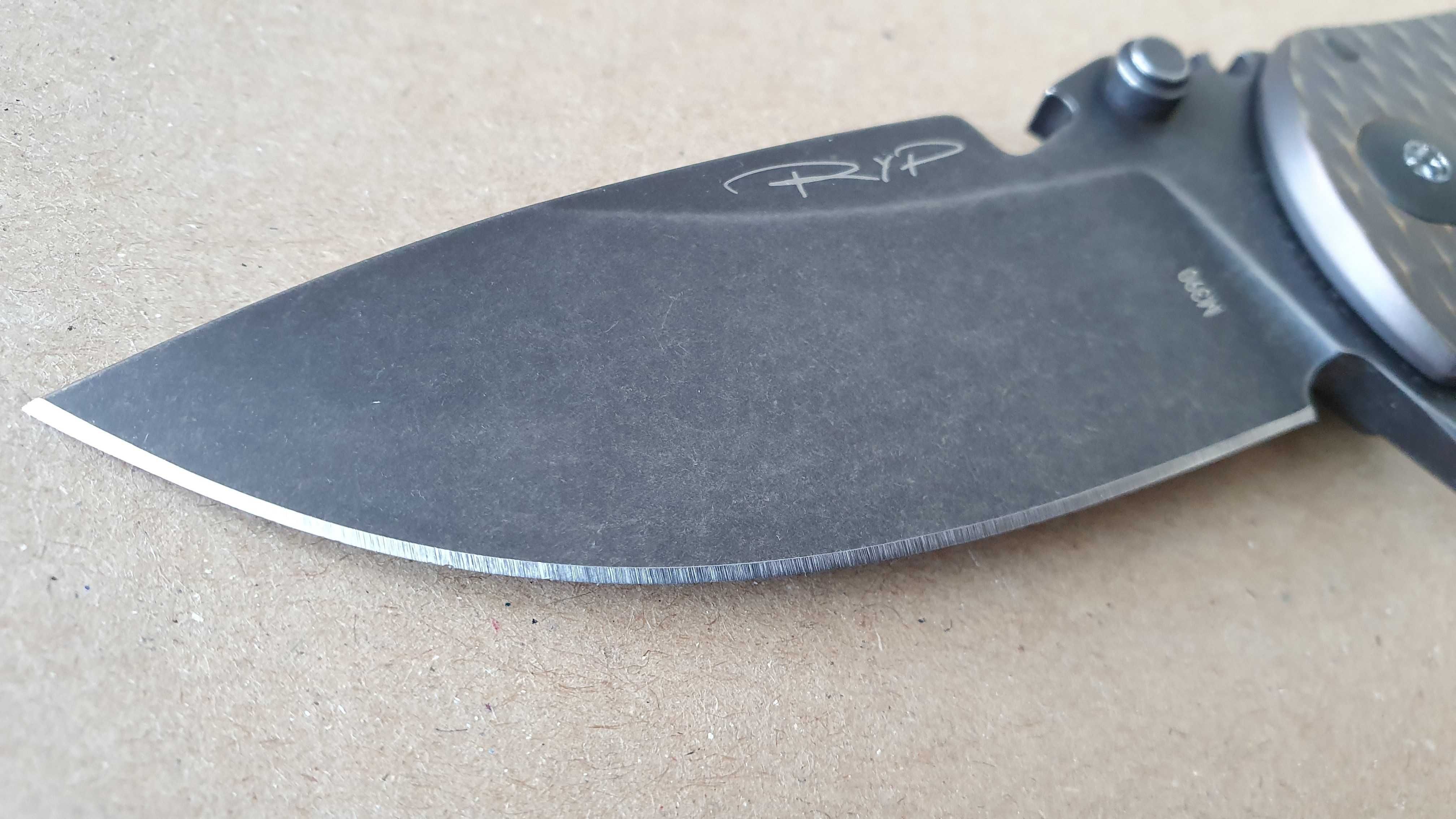 Nóż DPX HEST/F Leggaro Bronze DPHSF015 stal M390 - uszkodzony