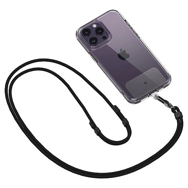 Smycz i zawieszka Spigen Universal Strap Set - czarne