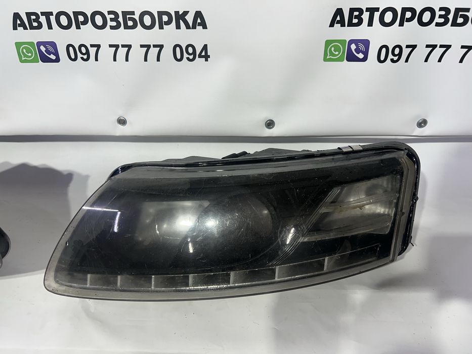 Передние фары тюнинг SONAR LED оптика Audi A6 C6 права ліва фара Ауди