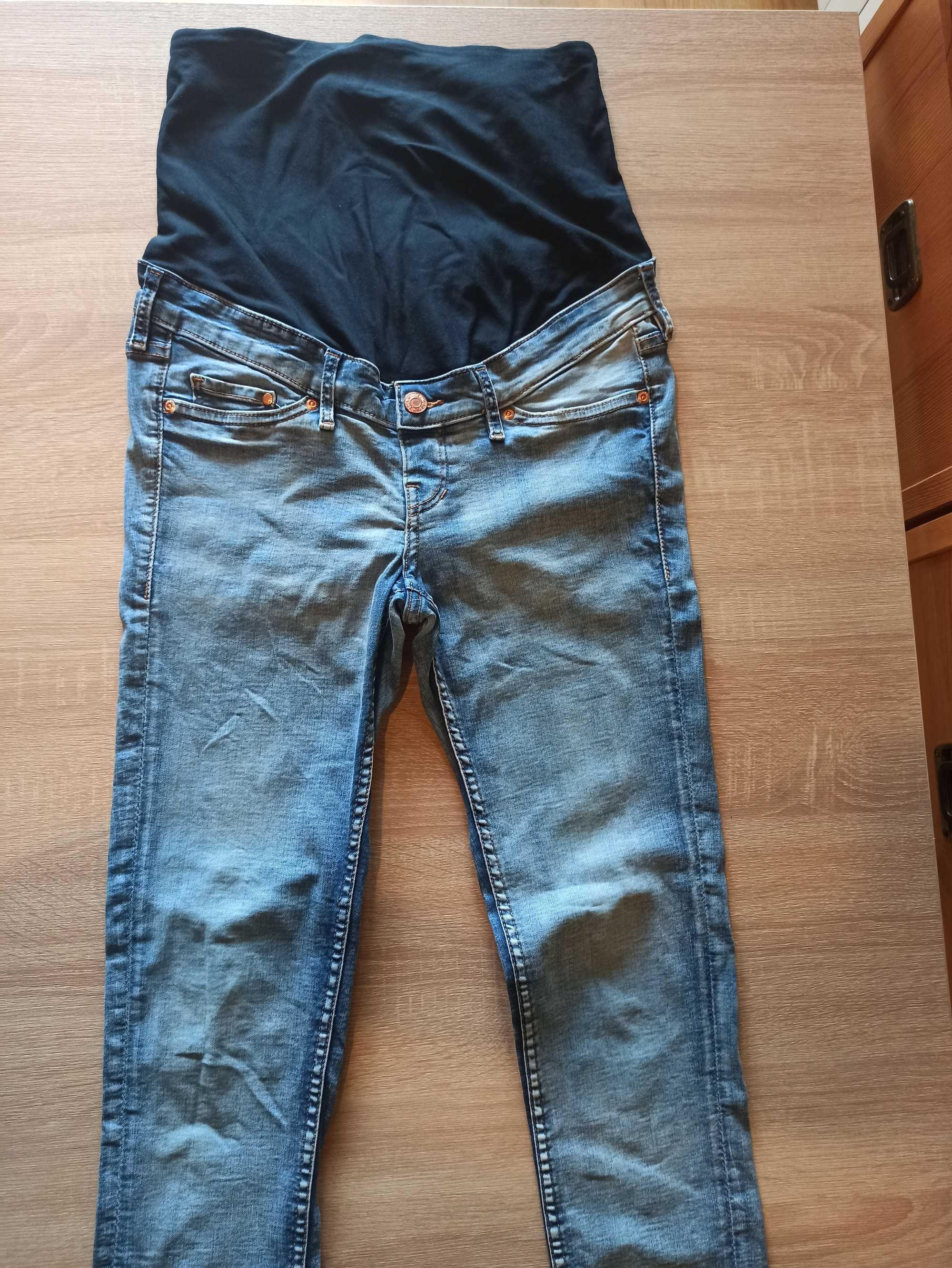 spodnie ciążowe jeansowe, rozmiar 36