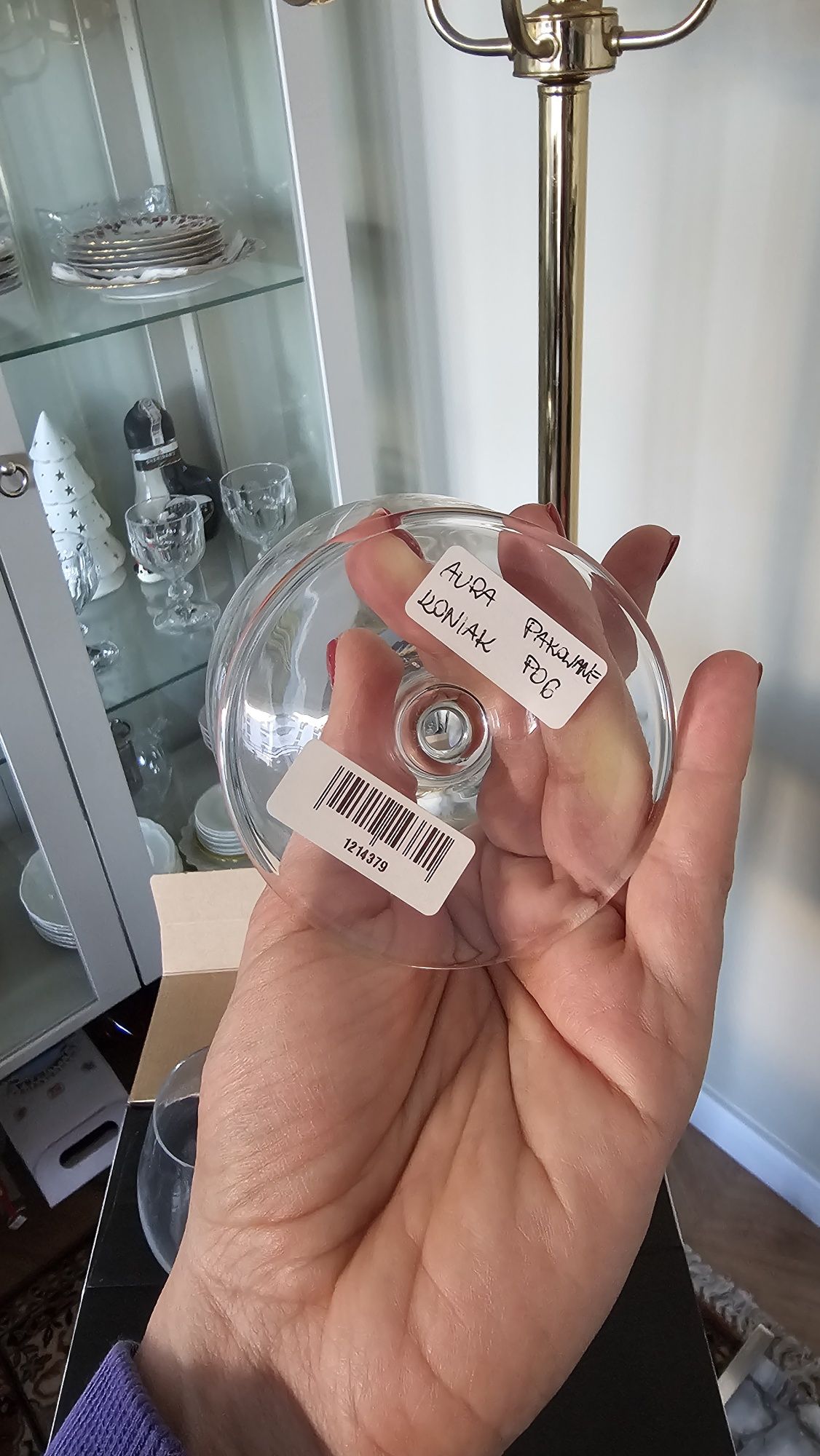 Nowy zestaw kieliszków do koniaku DUKA AURA 6 sztuk 550 ml szkło