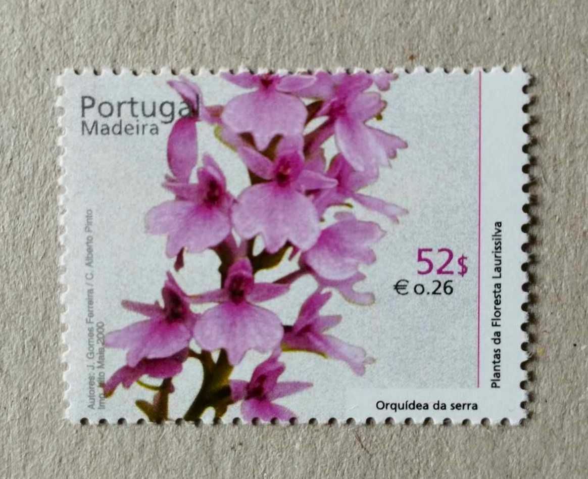 Série nº 2711/16 – Plantas da Floresta Laurissilva da Madeira 2000