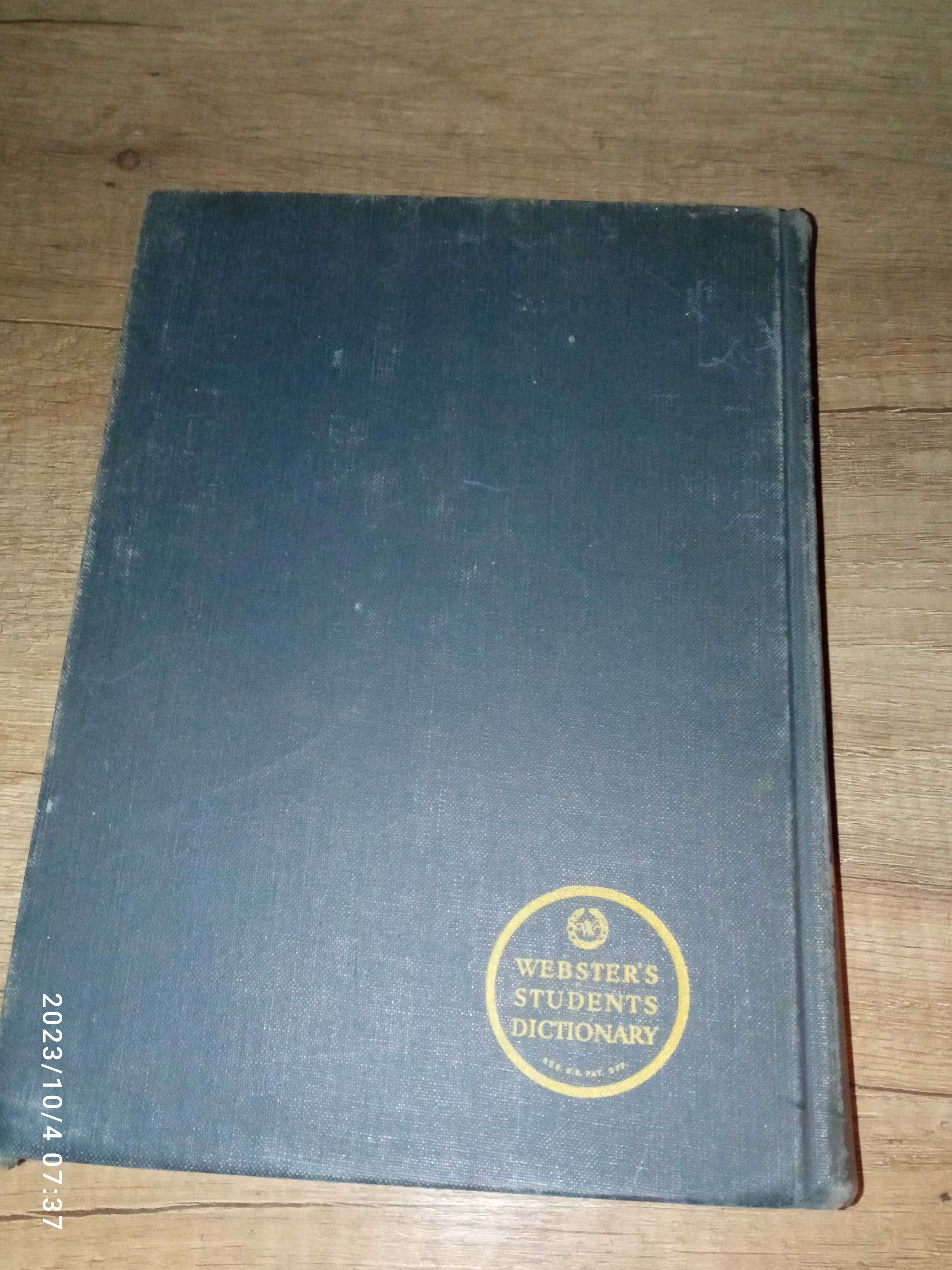 Webster's Students Dictionary 1959