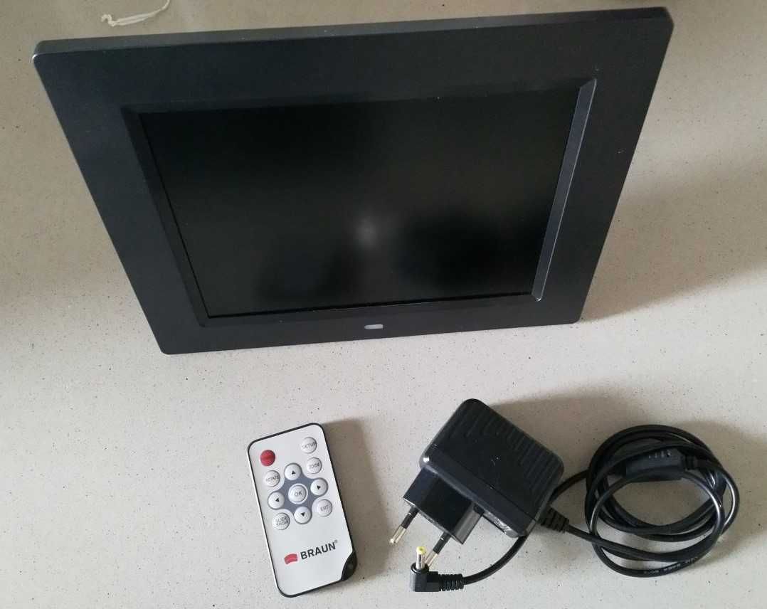 Moldura digital Braun DigiFrame 80 para peças