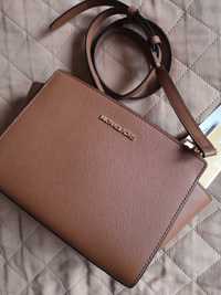 Torebka Michael Kors Selma Messenger luggage skóra saffiano nowa