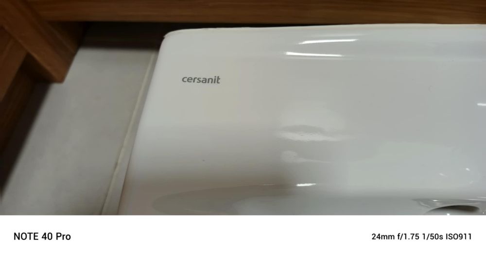 Cersanit umywalka łazienkowa z baterią