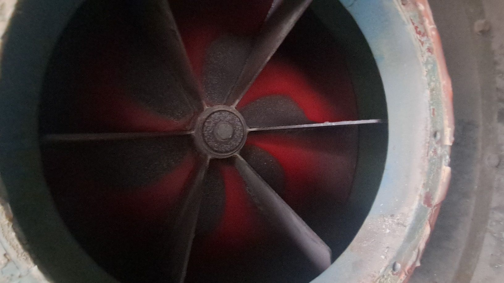 Turbina ventilador aspiração